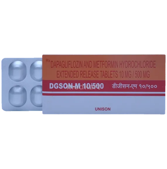 dgson m 10/500mg tablet 10's
